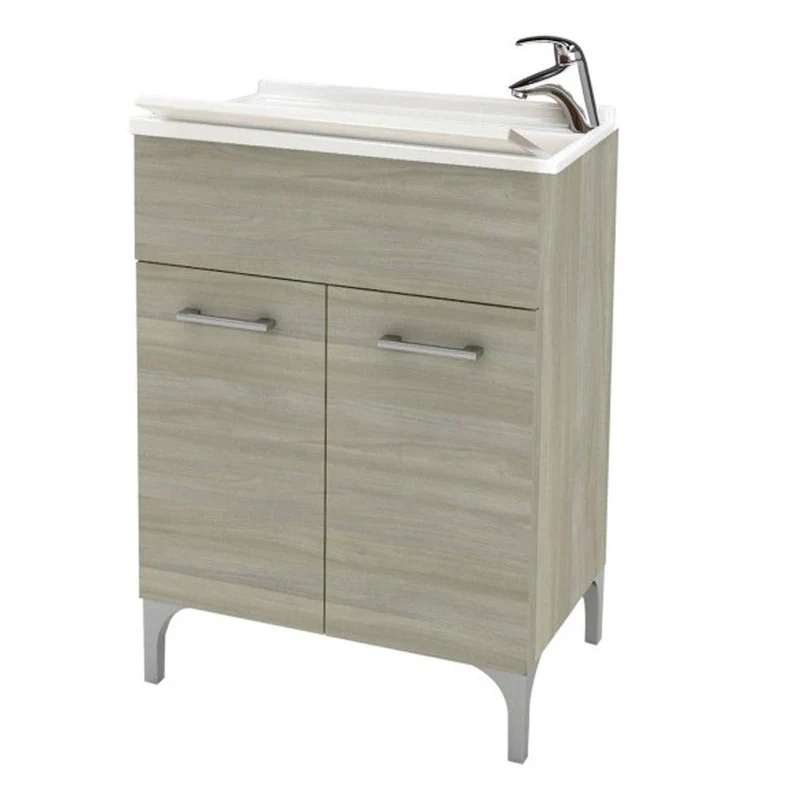 Lavatoio 2 ante da cm 60x50 colore rovere grigio