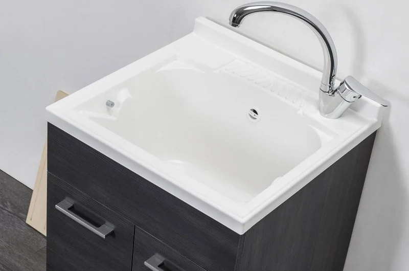 Lavatoio 2 ante da cm 60x50 colore rovere scuro