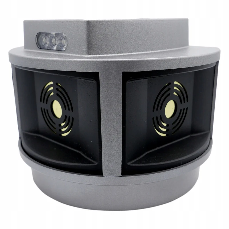 Rodent, marten, mouse repellent Viano, ultrasonic generator, strobe panel, three speakers, Trio-Strob