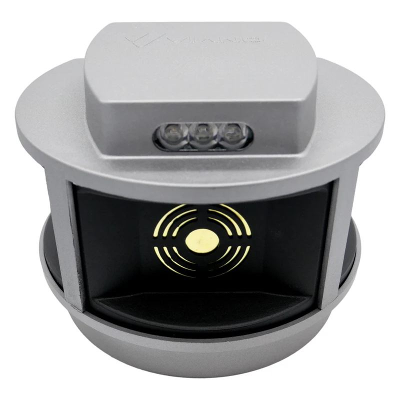 Rodent, marten, mouse repellent Viano, ultrasonic generator, strobe panel, three speakers, Trio-Strob