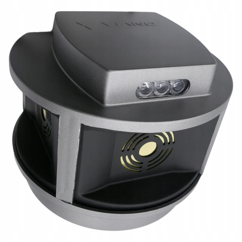 Rodent, marten, mouse repellent Viano, ultrasonic generator, strobe panel, three speakers, Trio-Strob