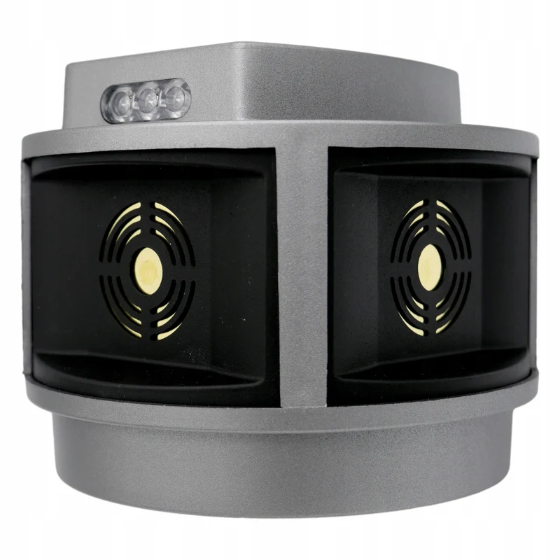 Rodent, marten, mouse repellent Viano, ultrasonic generator, strobe panel, three speakers, Trio-Strob