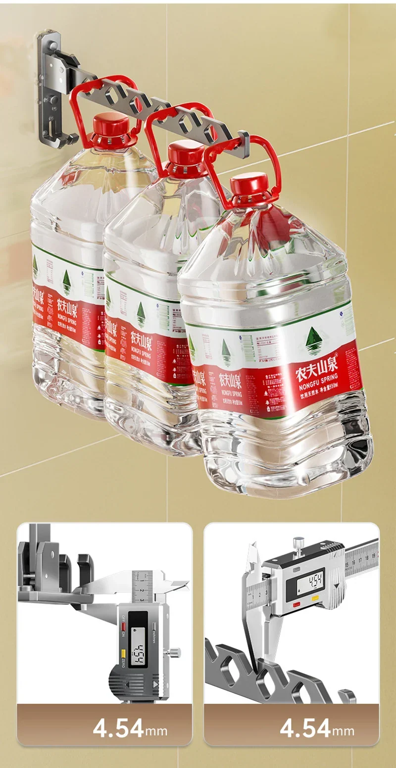 Portant mural pliable 180° en alliage d’aluminium – gain de place pour séchage & rangement