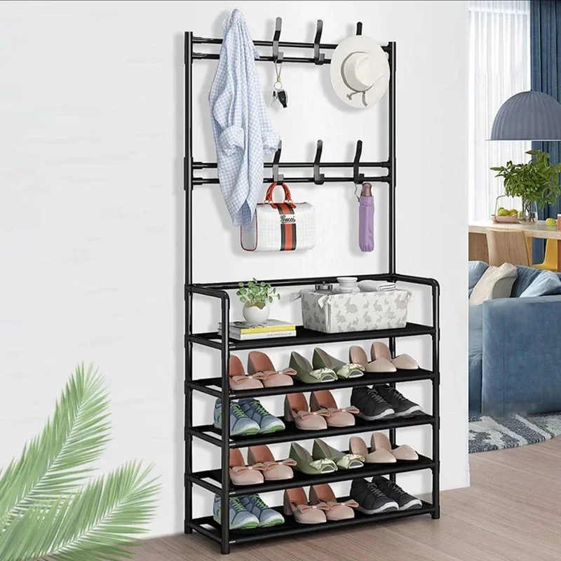 Étagère de Rangement Multifonctionnelle pour Appartement – Organisateur en Plastique pour Chaussures, Vêtements et Accessoires – Montage Facile et Design Autoportant