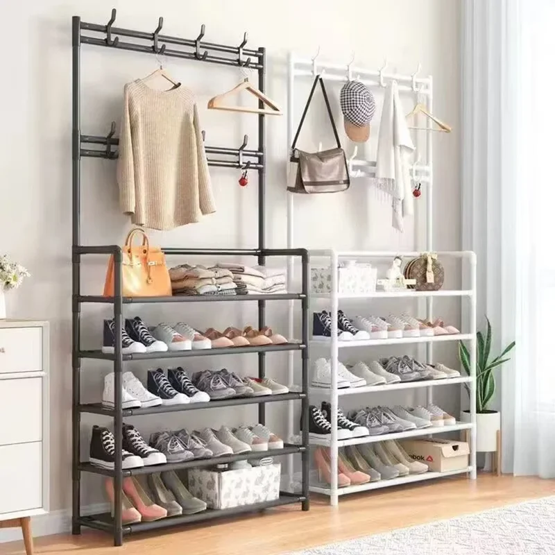 Étagère de Rangement Multifonctionnelle pour Appartement – Organisateur en Plastique pour Chaussures, Vêtements et Accessoires – Montage Facile et Design Autoportant