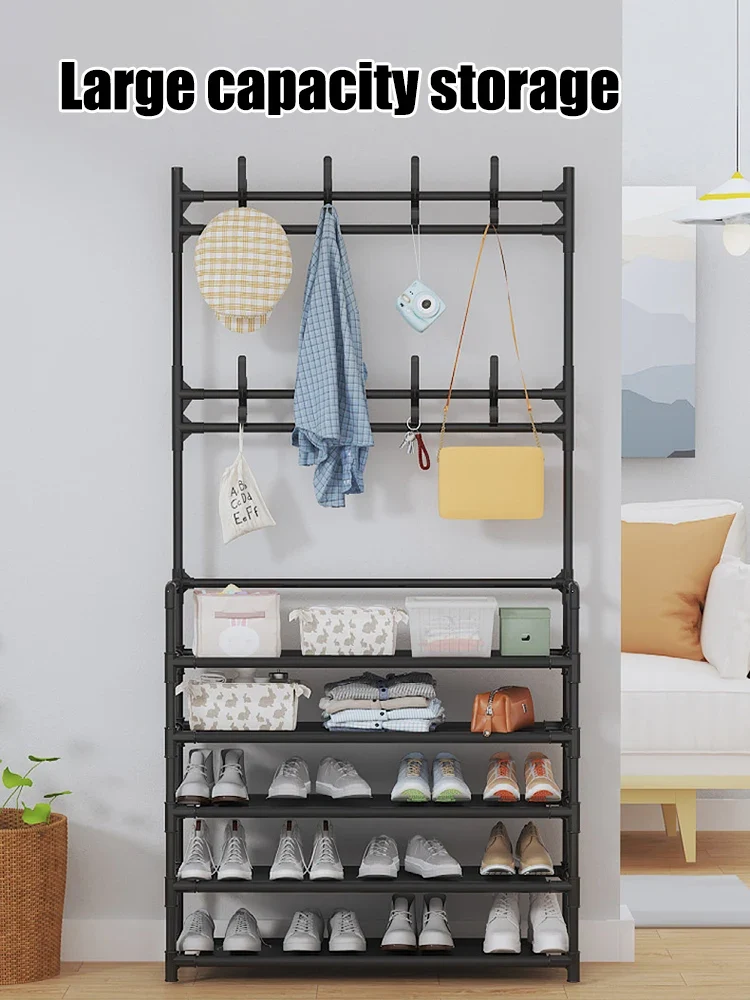 Étagère de Rangement Multifonctionnelle pour Appartement – Organisateur en Plastique pour Chaussures, Vêtements et Accessoires – Montage Facile et Design Autoportant