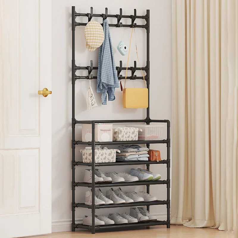 Étagère de Rangement Multifonctionnelle pour Appartement – Organisateur en Plastique pour Chaussures, Vêtements et Accessoires – Montage Facile et Design Autoportant