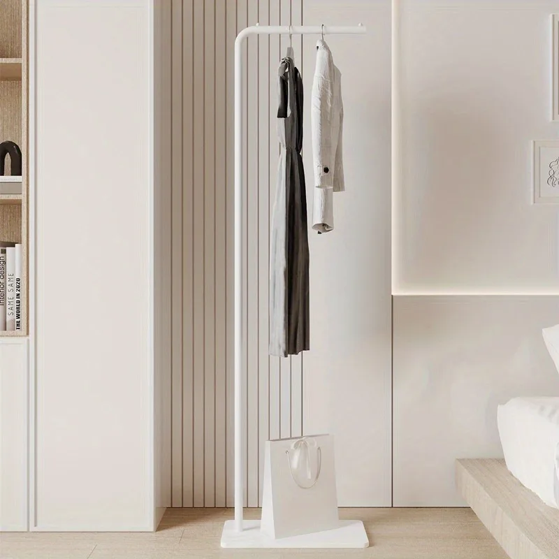 Valet Scandinave Moderne en Métal – Portant à Vêtements Multifonction sur Pied pour Costumes et Accessoires de Chambre
