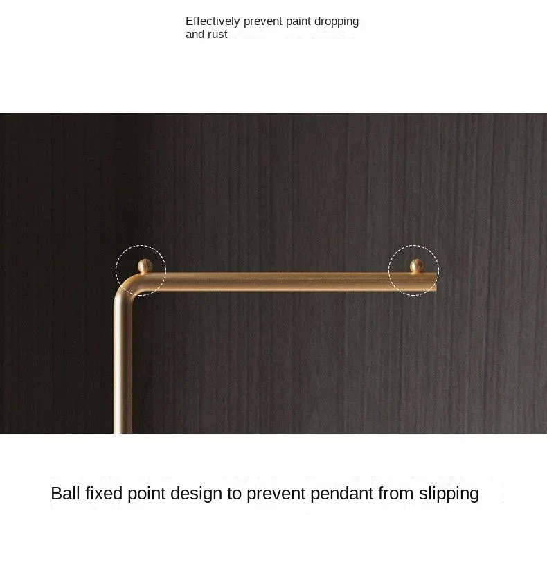 Valet Scandinave Moderne en Métal – Portant à Vêtements Multifonction sur Pied pour Costumes et Accessoires de Chambre