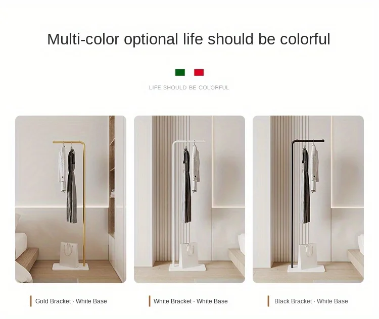 Valet Scandinave Moderne en Métal – Portant à Vêtements Multifonction sur Pied pour Costumes et Accessoires de Chambre
