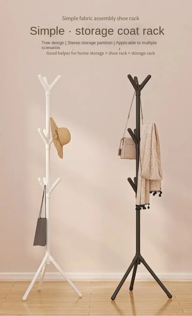 Portant vertical en forme d’arbre – Porte-manteaux et porte-chapeaux pour chambre