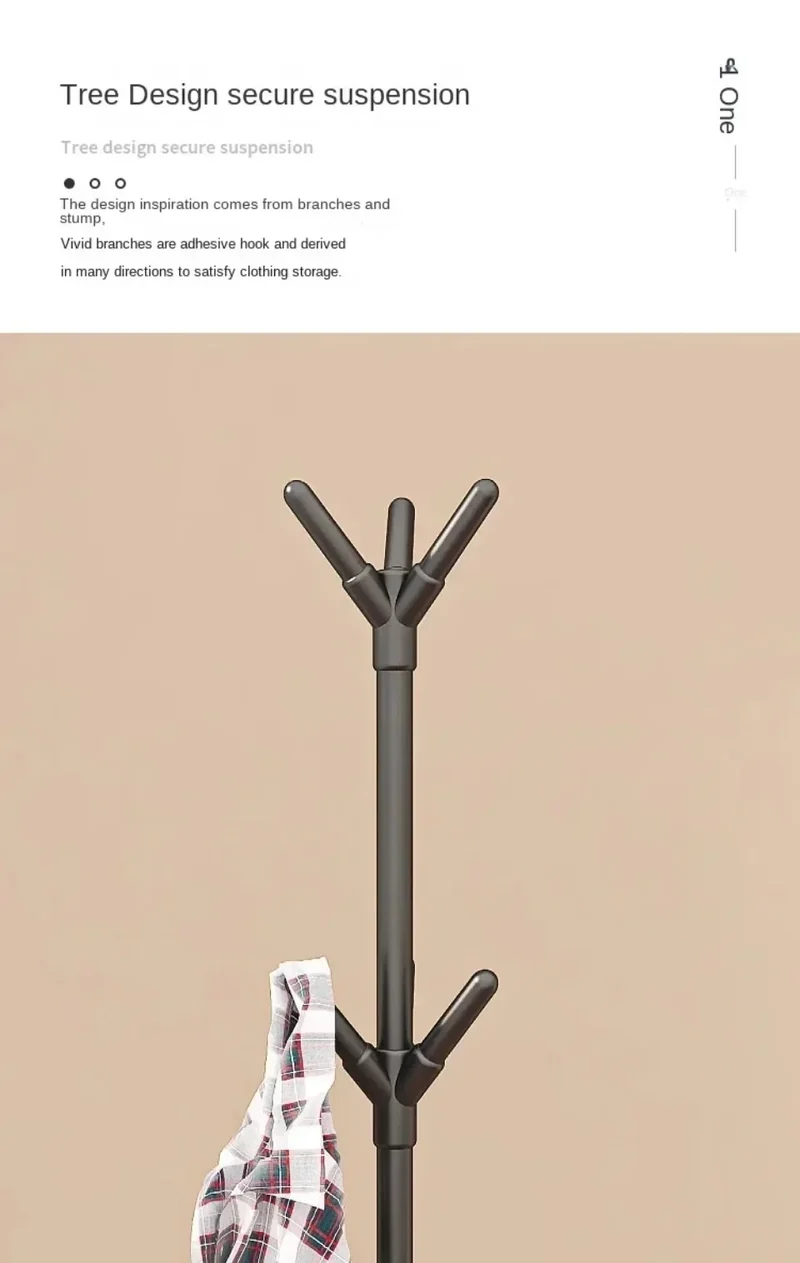 Portant vertical en forme d’arbre – Porte-manteaux et porte-chapeaux pour chambre