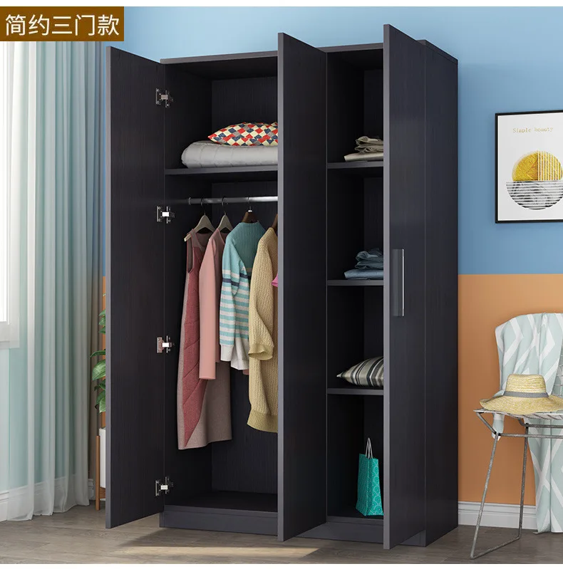 Grande armoire en bois – Design simple – Chambre ou location