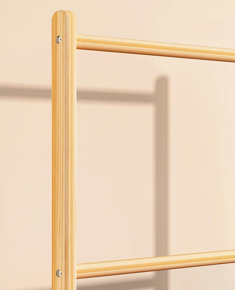 Portant à vêtements pour animaux – Bois massif – Rangement pour manteaux et accessoires