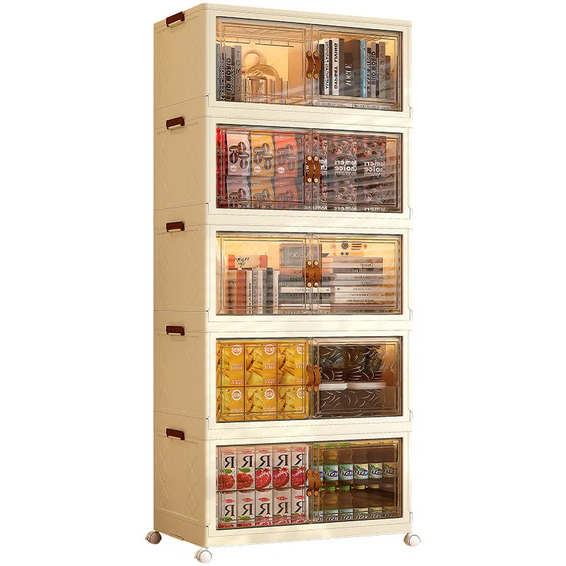 Armoire de rangement pliante multifonction sans installation – Salon, chambre ou bureau
