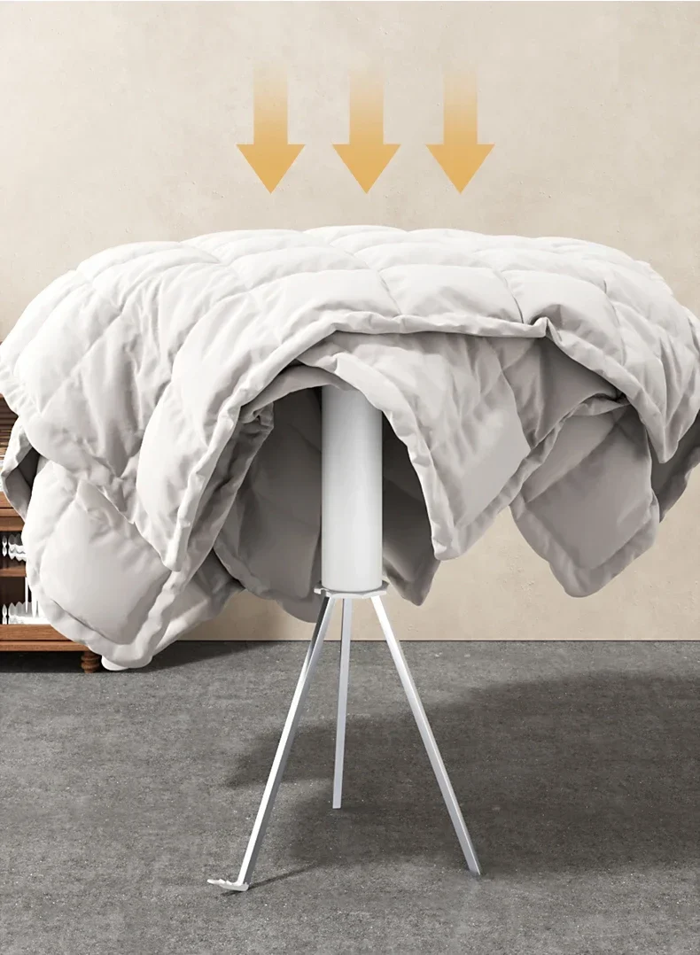 Séchoir pliable sur pied pivotant pour linge