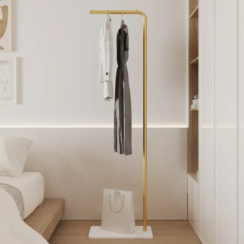 Valet de Nuit Scandinave Métal - Portant Vêtements Multifonction Moderne