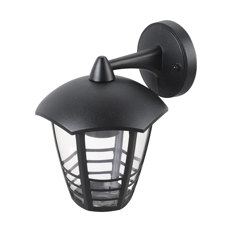 Rabalux Wall Sconce, Outdoor, IP44, E27, max 60W, Black, Marseille, 2 pieces