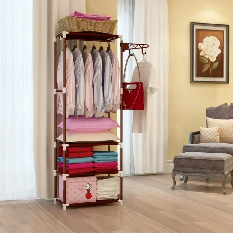 Portant Vêtement Moderne – Support Multifonction pour Chambre, Salon et Entrée