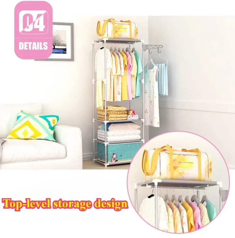 Portant Vêtement Moderne – Support Multifonction pour Chambre, Salon et Entrée