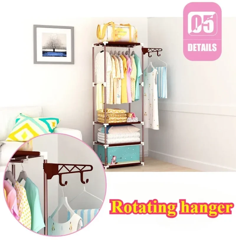 Portant Vêtement Moderne – Support Multifonction pour Chambre, Salon et Entrée