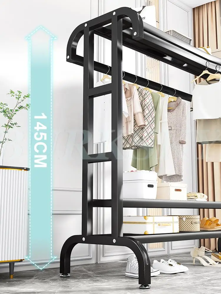 Système de Dressing avec Portant et Rangement Multicouche – Armoire Ouverte pour Chambre