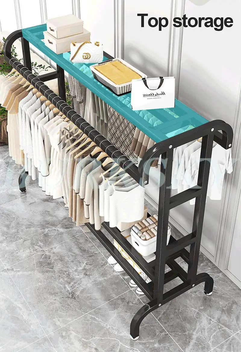 Système de Dressing avec Portant et Rangement Multicouche – Armoire Ouverte pour Chambre