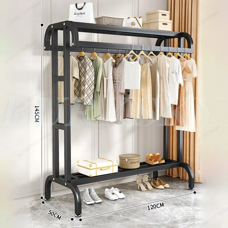 Système de Dressing avec Portant et Rangement Multicouche – Armoire Ouverte pour Chambre