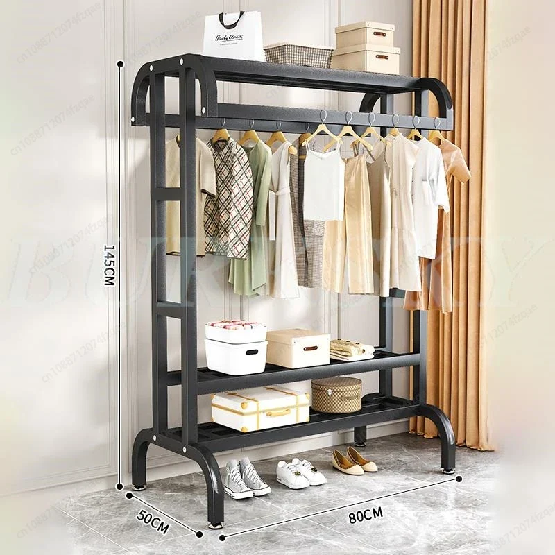 Système de Dressing avec Portant et Rangement Multicouche – Armoire Ouverte pour Chambre