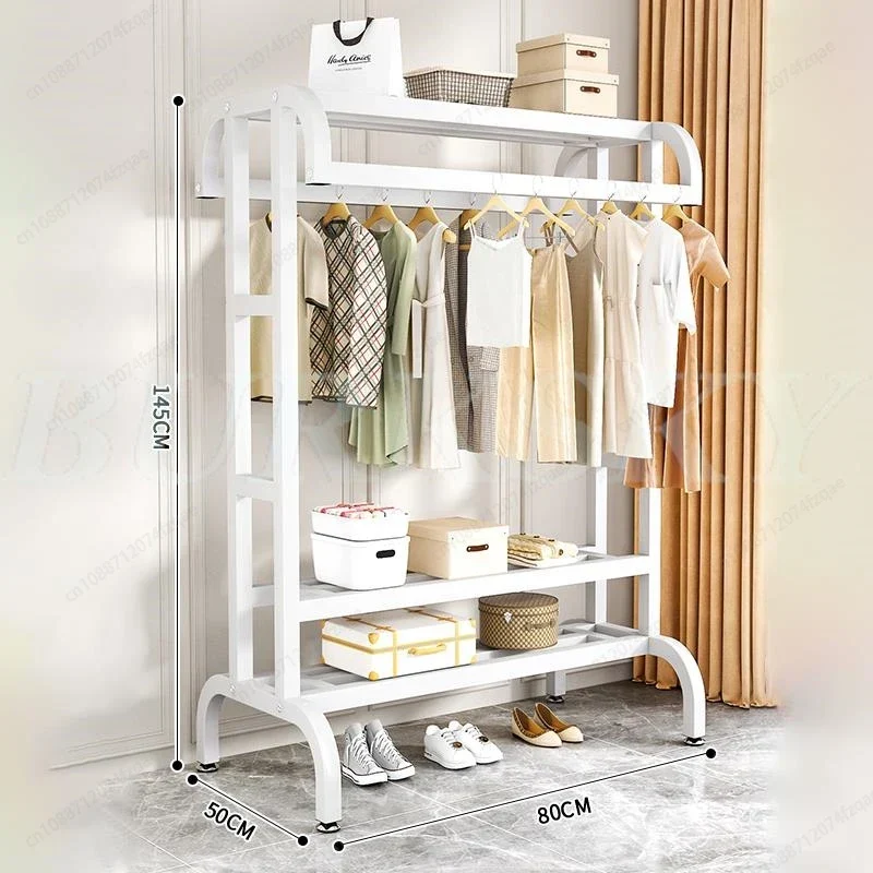 Système de Dressing avec Portant et Rangement Multicouche – Armoire Ouverte pour Chambre