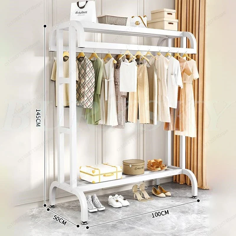 Système de Dressing avec Portant et Rangement Multicouche – Armoire Ouverte pour Chambre