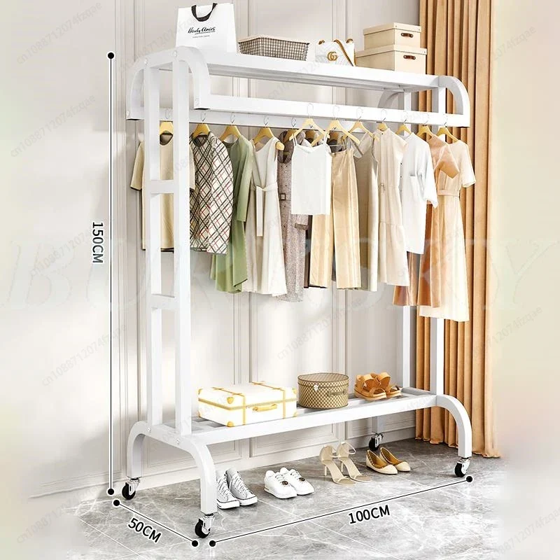 Système de Dressing avec Portant et Rangement Multicouche – Armoire Ouverte pour Chambre