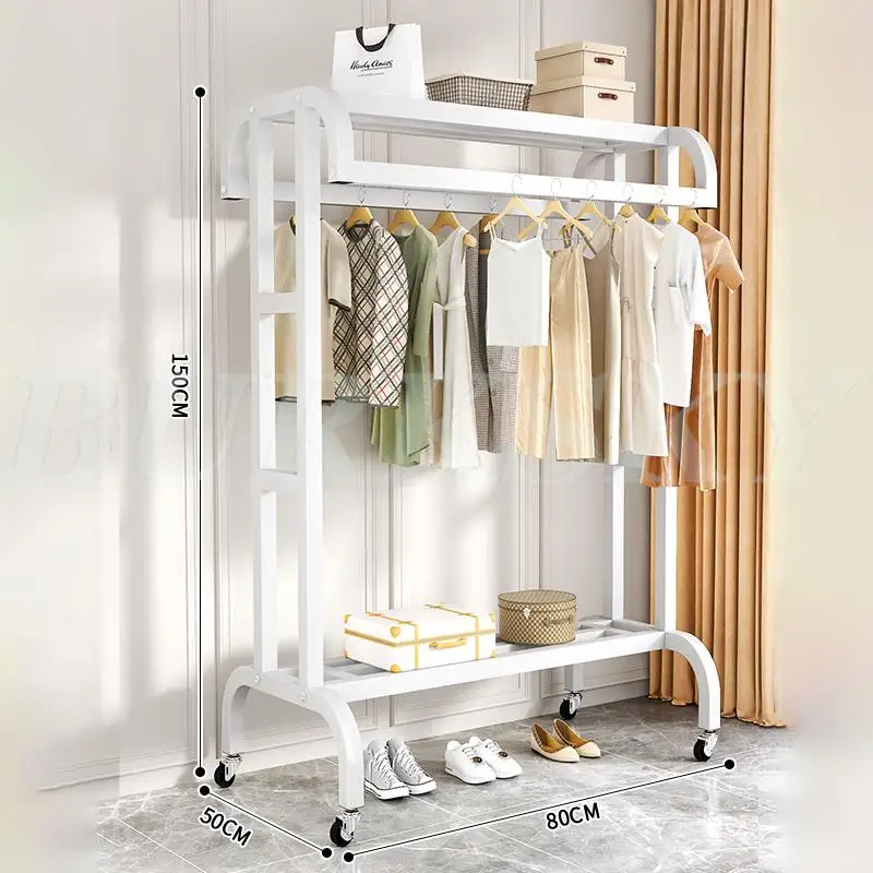 Système de Dressing avec Portant et Rangement Multicouche – Armoire Ouverte pour Chambre