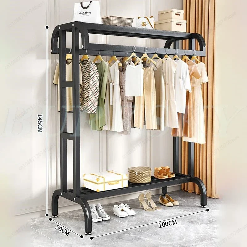 Système de Dressing avec Portant et Rangement Multicouche – Armoire Ouverte pour Chambre
