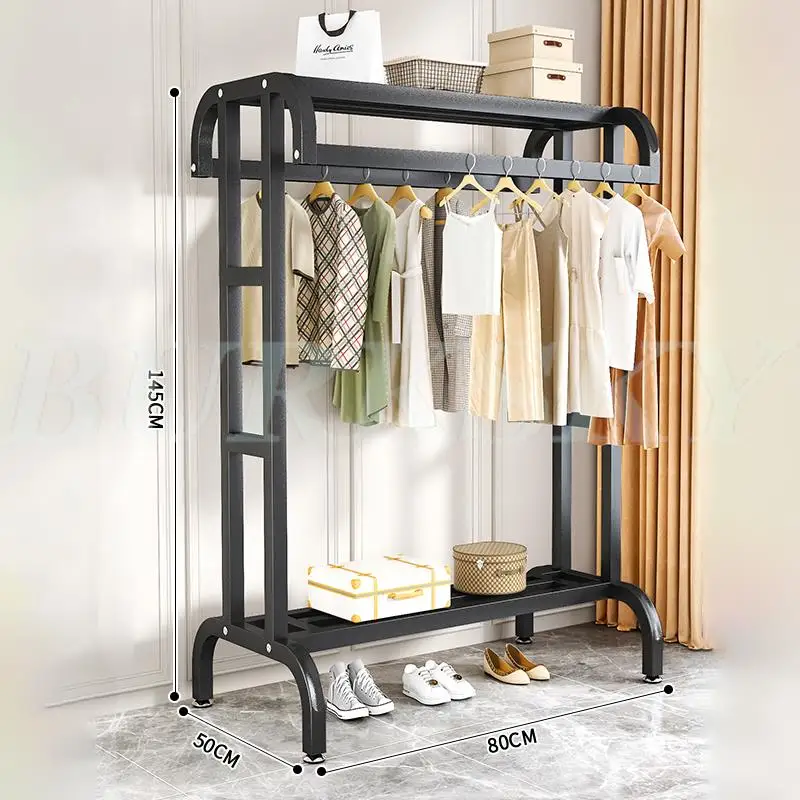 Système de Dressing avec Portant et Rangement Multicouche – Armoire Ouverte pour Chambre