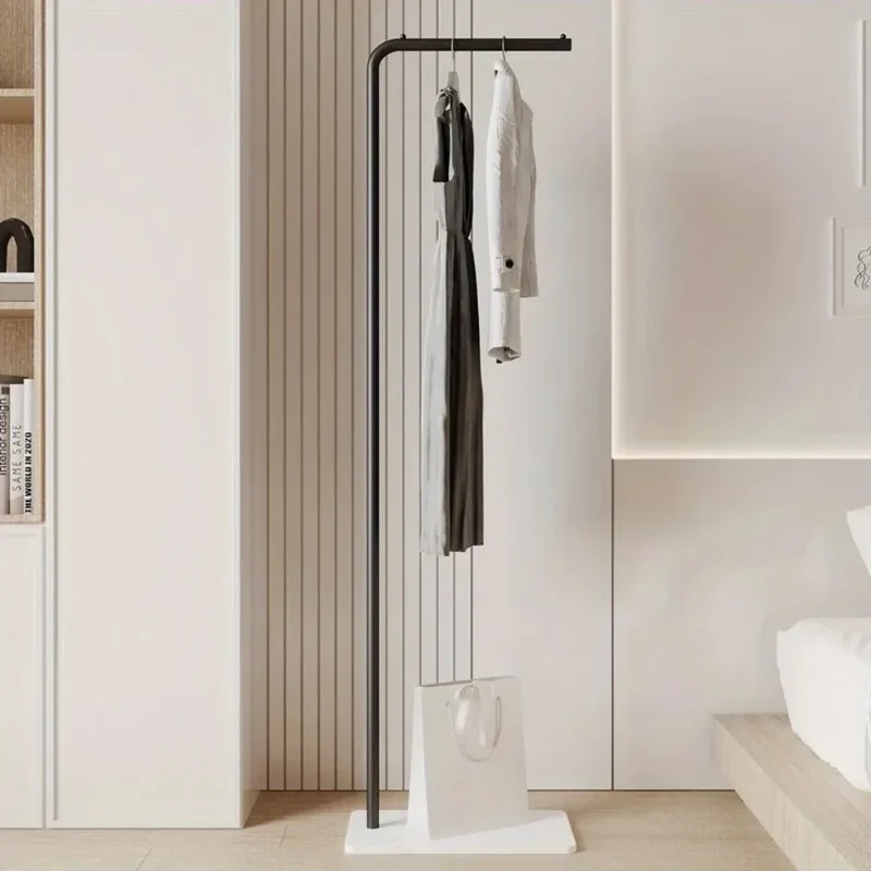 Portant sur pied simple — tige unique « light luxury »