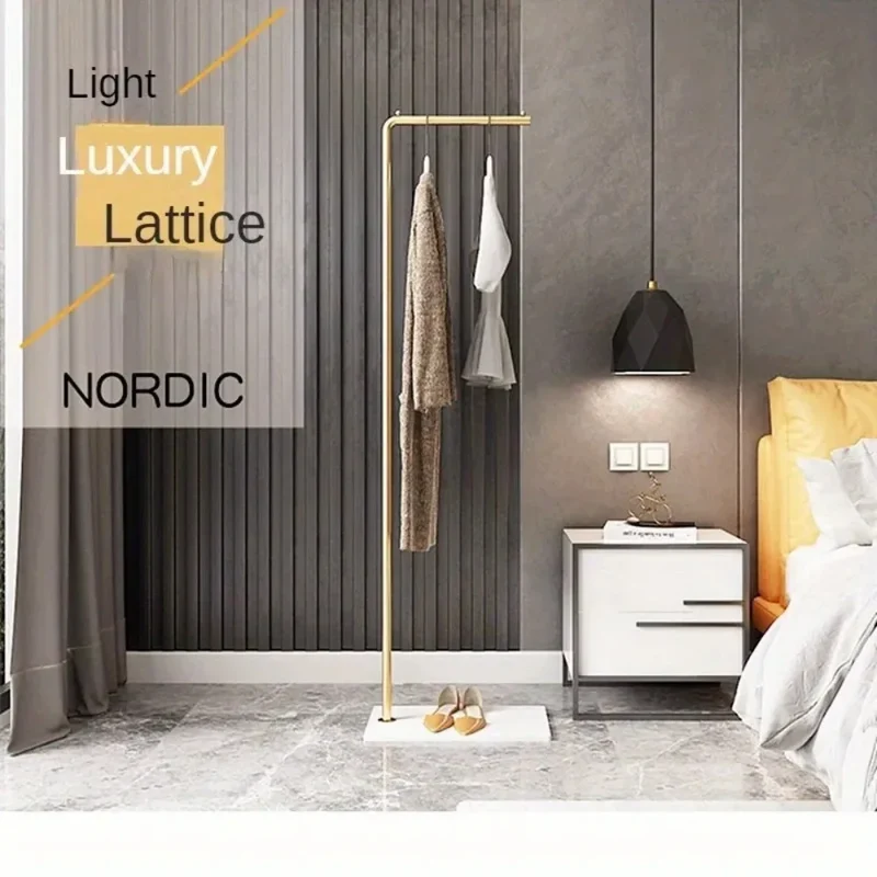 Portant sur pied simple — tige unique « light luxury »