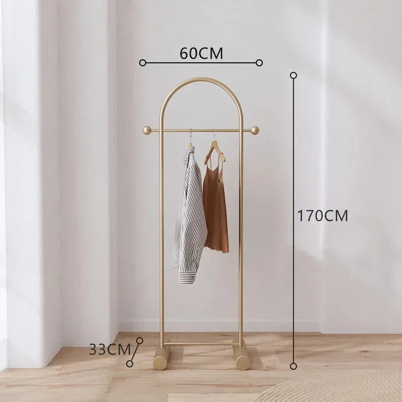 Penderie d’angle sur mât — rangement suspendu pour chambre, structure en acier inoxydable
