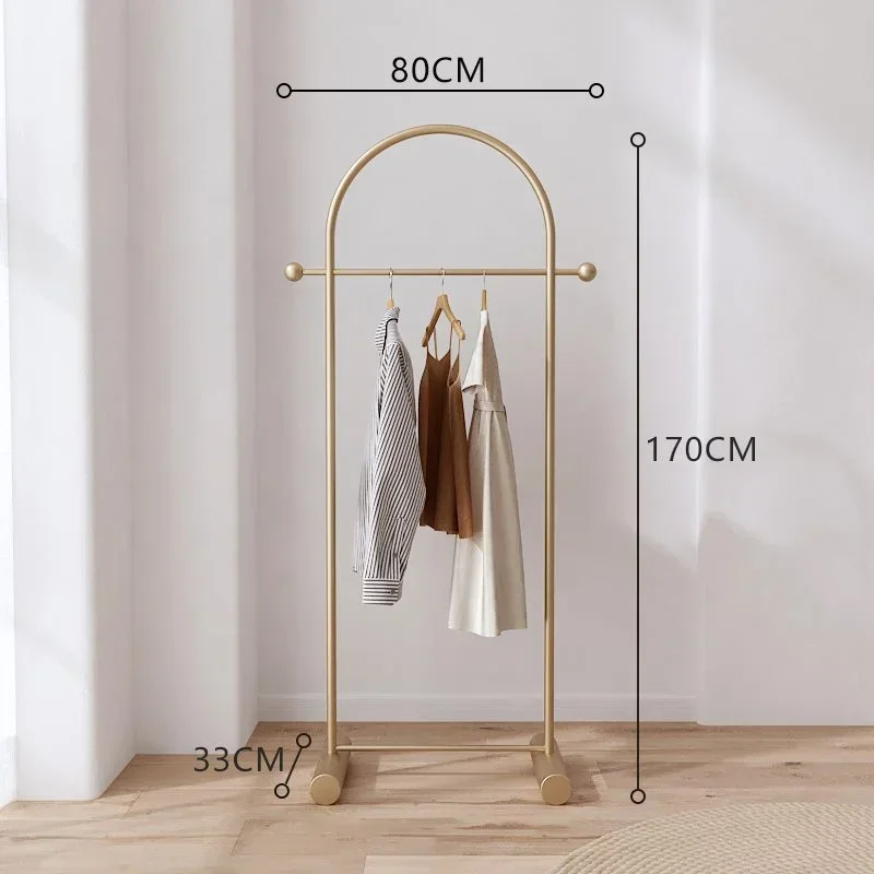 Penderie d’angle sur mât — rangement suspendu pour chambre, structure en acier inoxydable