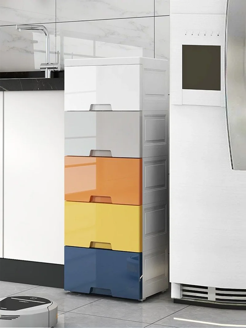 Commode de rangement modulable 3 à 7 tiroirs – polypropylène, anti-poussière (vêtements)