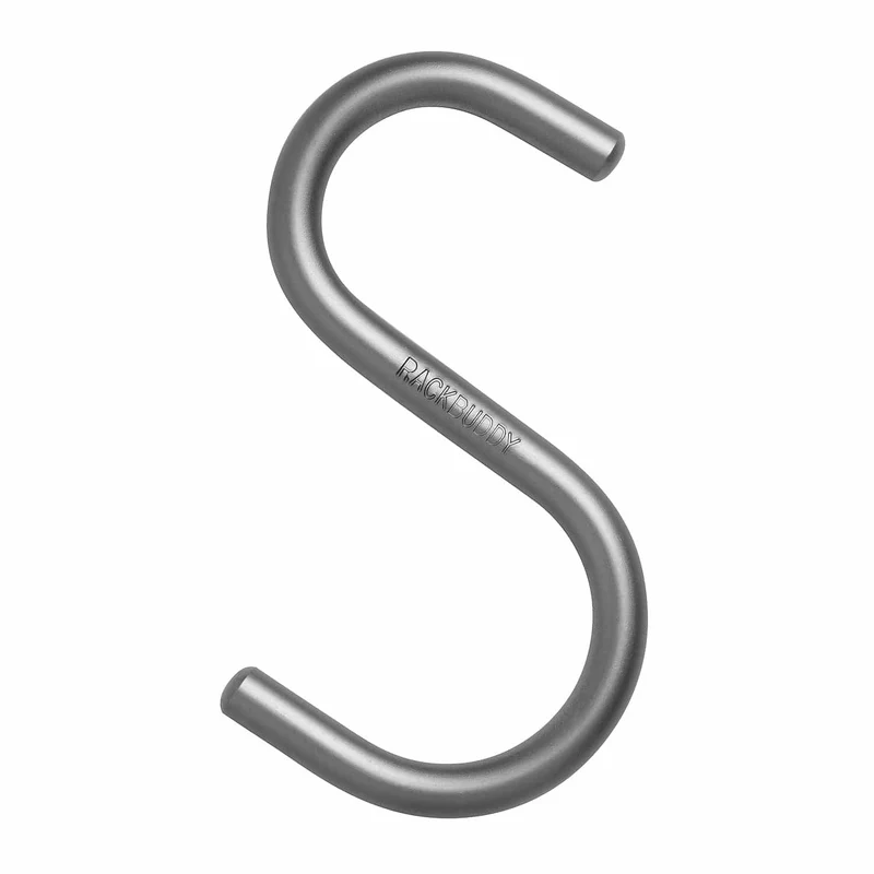 Stock Sale crochets pour vêtements Gris foncé - 5 pièces