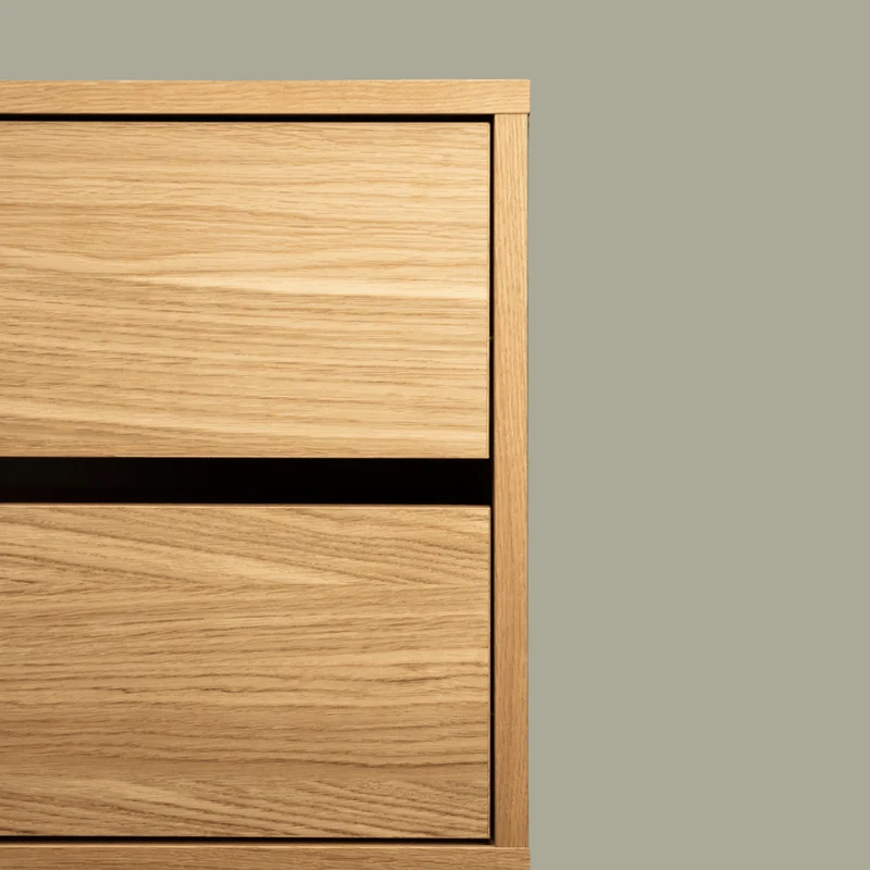 Frame Walk-In 3 colonnes avec bureau - (2 étagères + 1 bureau / 2 étagères + 1 commode / 2 rails)