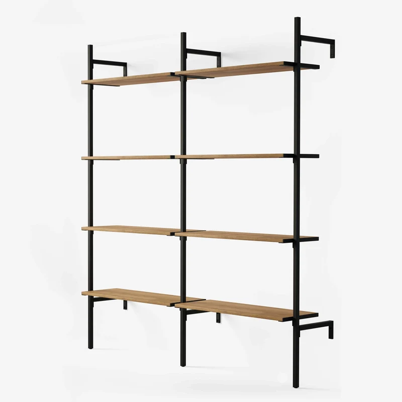 Frame Walk-In système d'étagères 2 colonnes - (4 étagères / 4 étagères)
