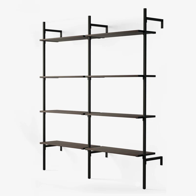 Frame Walk-In système d'étagères 2 colonnes - (4 étagères / 4 étagères)