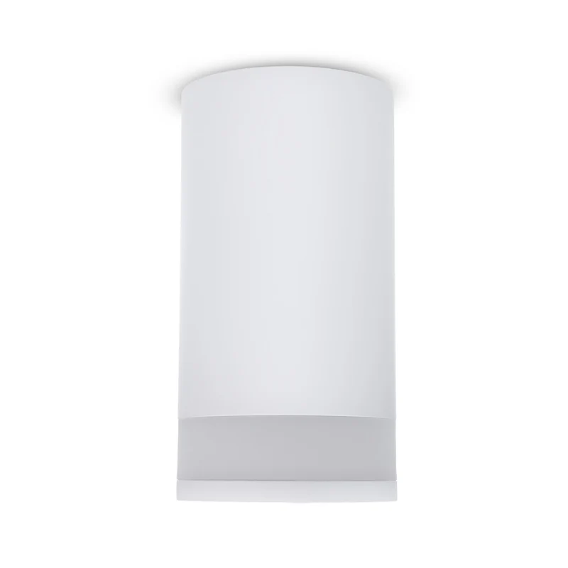 Maclean surface mount / tube luminaire, spot, round, aluminum, GU10, 55x130mm, white, MCE361 W+LED bulb GU10 7W Maclean Energy MCE437 WW warm white 3000K, 220-240V~, 50/60Hz, 490 lumens
