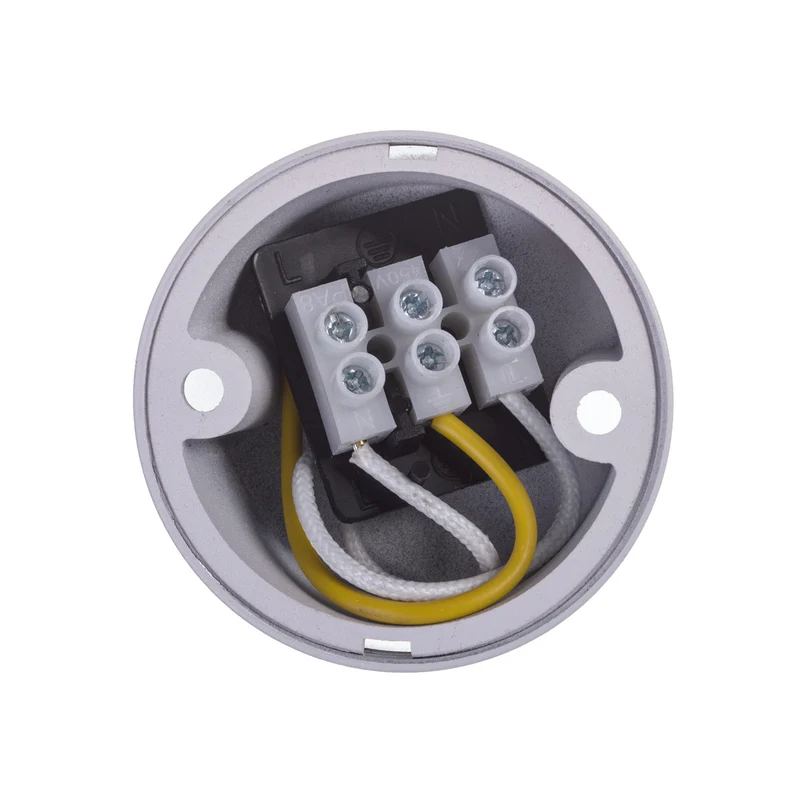 Maclean surface mount / tube luminaire, spot, round, aluminum, GU10, 55x130mm, white, MCE361 W+LED bulb GU10 7W Maclean Energy MCE437 WW warm white 3000K, 220-240V~, 50/60Hz, 490 lumens