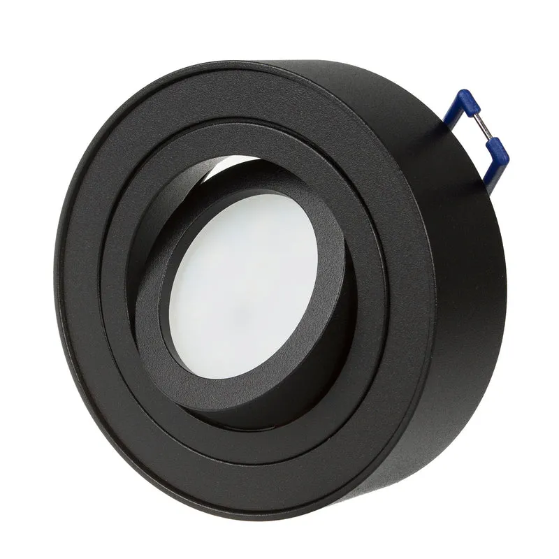 MCE462 B 7W flush mounted light fixture black + GU10