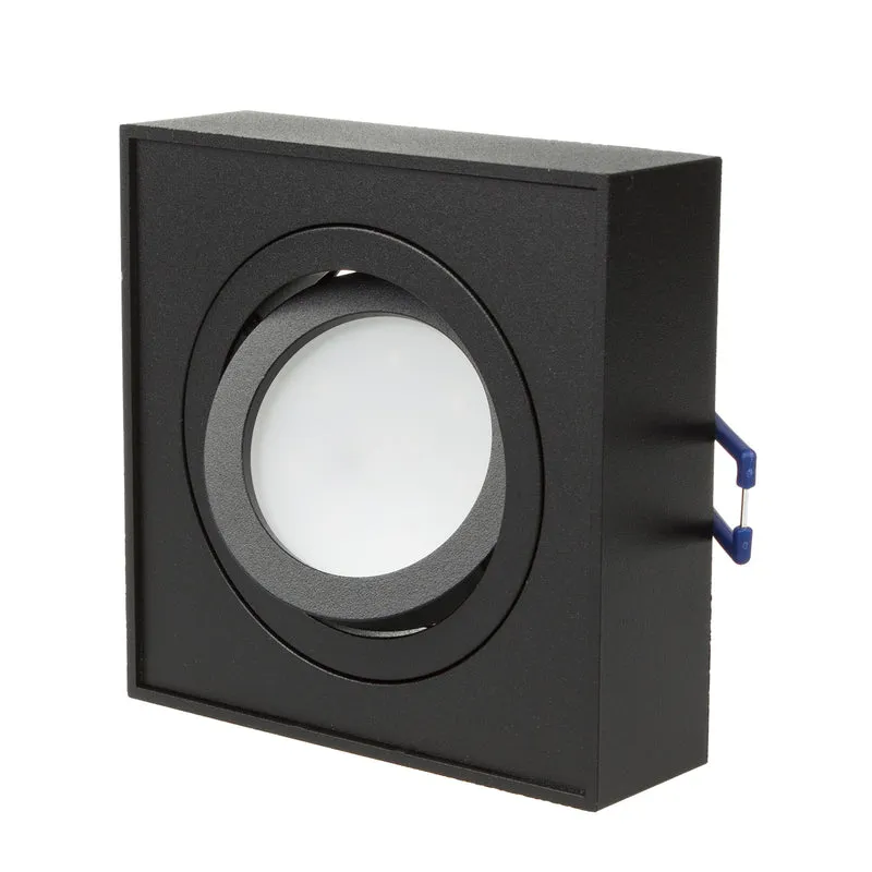 MCE464 B 7W black + GU10 flush mount light fixture
