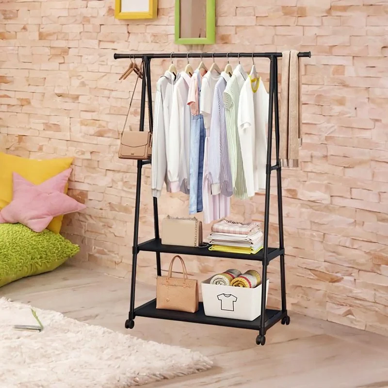 Portant Robuste Métallique sur Roulettes – Solution Solide pour Chambre, Robes et Manteaux