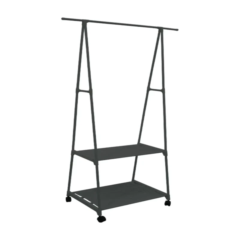 Portant Robuste Métallique sur Roulettes – Solution Solide pour Chambre, Robes et Manteaux
